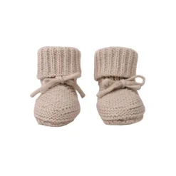 Lodger Knit Slofjes - 0-6 mnd - Birch