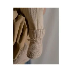 Lodger Knit Slofjes - 0-6 mnd - Birch