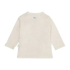 Lodger Melange Overslag Shirt - Maat 62 - Birch