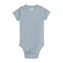 Lodger Melange Romper Korte Mouw - Maat 62 - Blue Fogg