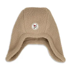 Lodger Muts Teddy Fleece - Beige - 3-6M