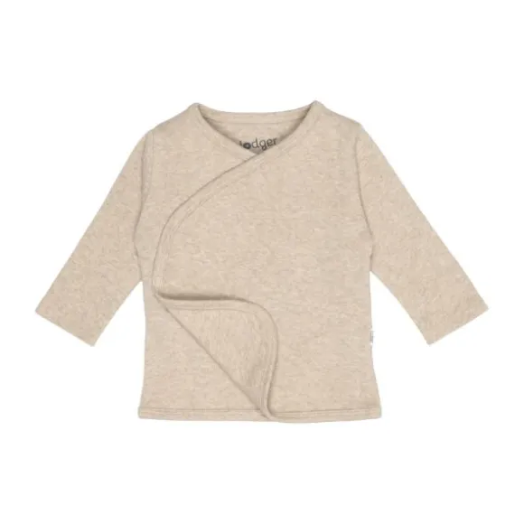 Lodger Overslag Shirt - Maat 50 - Melange Beige