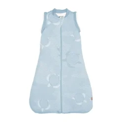 Lodger Slaapzak Hopper Met Afristbare Mouwen - Maat 86/98 - Matcha Blue Fogg