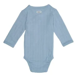 Lodger Solid Overslagromper Lange Mouw - Mt. 62 - Blue Fogg