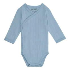 Lodger Solid Overslagromper Lange Mouw - Mt. 62 - Blue Fogg