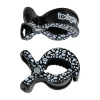 Lodger Swaddle Printed Clips Black Dot 2 Stuks