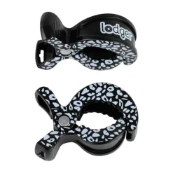 Lodger Swaddle Printed Clips Black Dot 2 Stuks