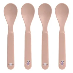 Lässig Tiny Team Cat Lepels - 4 Stuks - PP/Cellulose - Roze