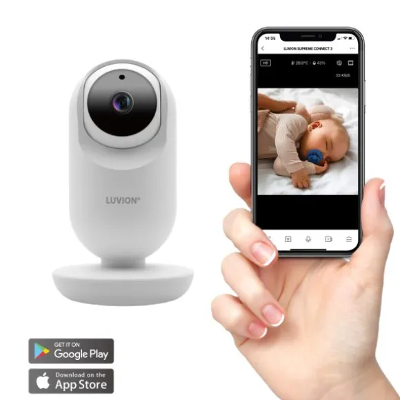 Luvion Babyfoon - Supreme Connect 3 - White