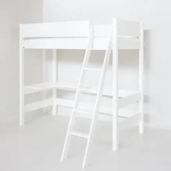 Manis-h GRETE Combi Hoogslaper Met Schuine Ladder - 90 x 200 cm