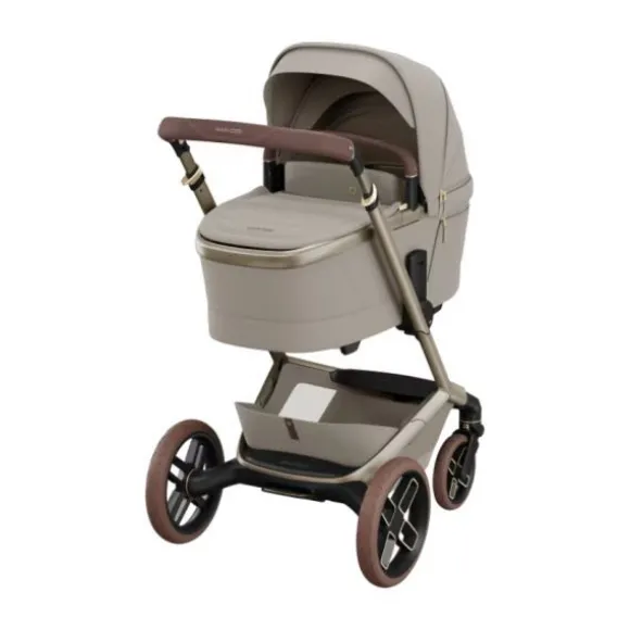 Maxi-Cosi Fame Kinderwagen - Oak Truffle | Maxi-Cosi Pebble Slide Pro Autostoel | FamilyFix Slide Pro