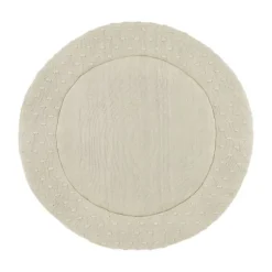 Meyco Baby Knots Boxkleed Rond - ⌀95cm - Soft Sand
