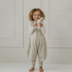 Meyco Baby Slaapzak Jumper - Studio - Merinowol Sand Melange - 104 cm