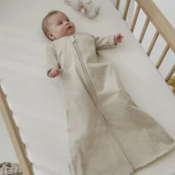 Meyco Baby Slaapzak - Studio - 60 cm - Merinowol - Sand Melange