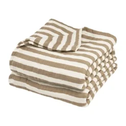 Meyco Baby Sweet Heart Hydrofiele Doeken - 2-Pack - 70x70 cm - Soft Sand/Black
