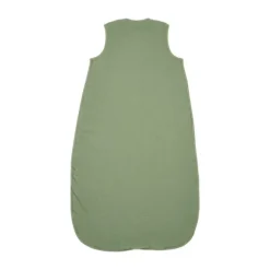Meyco Baby Uni baby slaapzak gevoerd - pre-washed hydrofiel - olive green - 60cm | Babypark