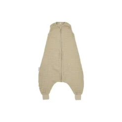 Meyco Baby Uni Zomer Slaapoverall Jumper - 92 cm - Pre-Washed Hydrofiel - Sand