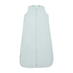 Meyco Baby Uni Zomerslaapzak - 60 cm - Pre-Washed Hydrofiel - Grey Blue