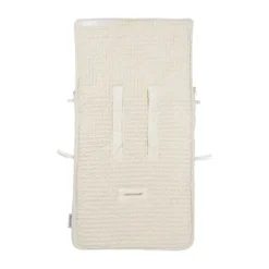 Meyco Baby Wafel Teddy voetenzak - nature - 40x82cm