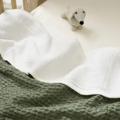 Meyco Baby Wieglaken - 75 x 100 cm - Pre-washed Hydrofiel - Offwhite