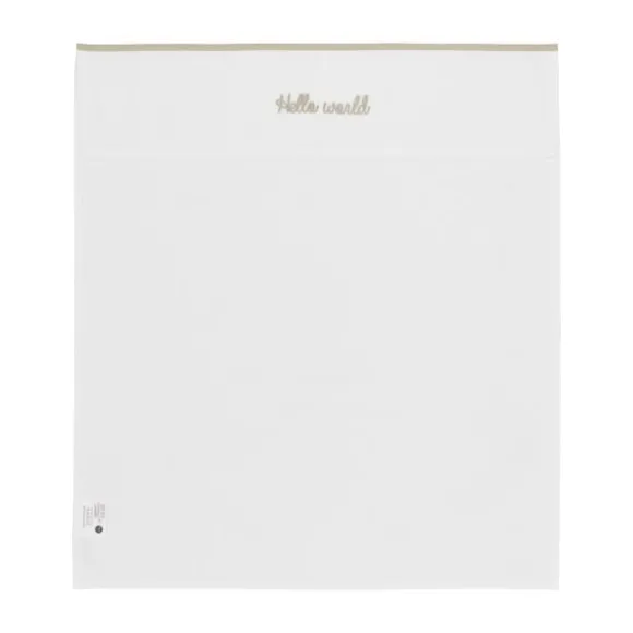 Meyco Hello World Wieglaken 75 x 100 cm Sand
