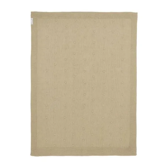 Meyco Mini Knots Ledikantdeken 100 x 150 cm Sand