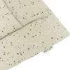 Meyco Rib Mini Spot Boxkleed - 80 x 100 cm - Sand Melange