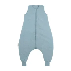 Meyco Slaapzak Jumper Gevoerd Pre-Washed - 104 cm - Hydrofiel - Jeans Blue