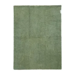 Meyco Wafel Teddy Wiegdeken - 75 x 100 cm - Olive Green
