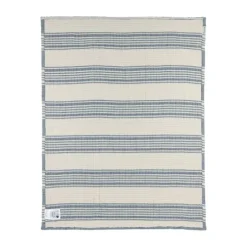 Meyco Wiegdeken - Hydrofiel Jacquard Stripe - Indigo - 75x100 cm