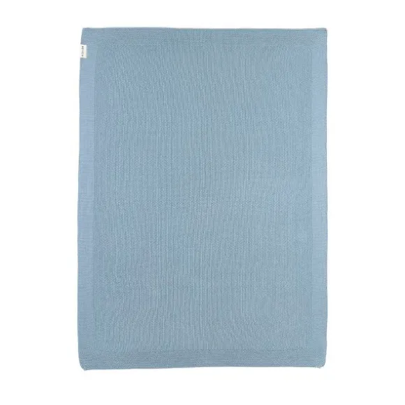 Meyco Wiegdeken - Mini Relief - 75x100 cm - Jeans Blue