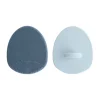 Mushie Cradle Cap Brush 2-Pack - Tradewinds/Periwinkle