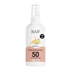 Naïf Zonnebrandspray Voor Baby & Kind - SPF 50 - 100 ml