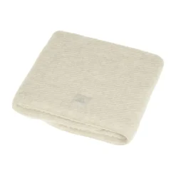 Nanami Ledikantdeken - Wool Relief - Beige