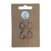 Ootje Kadootje Babyhaarclipjes - 2 Stuks - Taupe