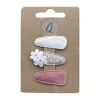 Ootje Kadootje Babyhaarclipjes - 3 Stuks - Wit/Nude/Pink