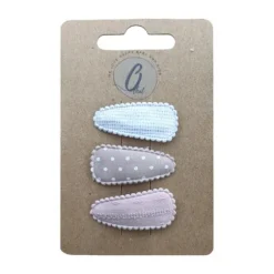 Ootje Kadootje Babyhaarclipjes - 3 Stuks - Nude