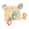 Pieter Konijn Houten Inlegpuzzel - 5 Figuren