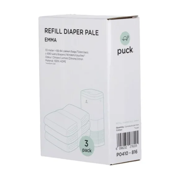 Puck Luieremmer Emma Navulzakken 3-Pack
