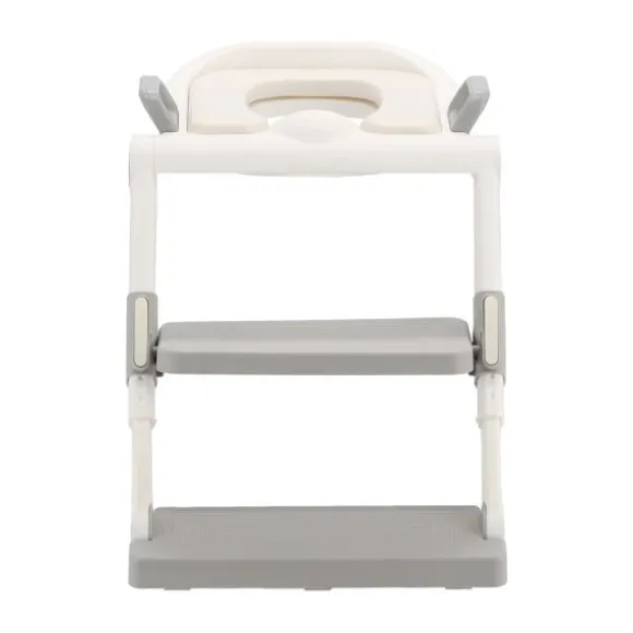 Puck Toilet Trainer Opvouwbaar - Wit/Grijs