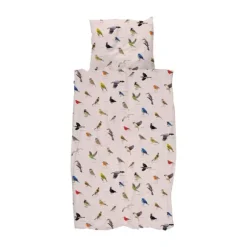 Snurk Dekbedovertrek - Bird Watching - 140x200/220 cm - Beige