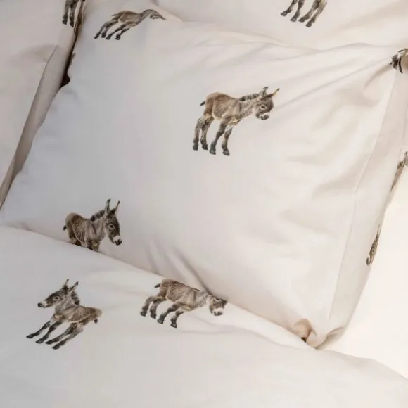 Snurk Dekbedovertrek - Donkeys - 140x200/220 cm - Inclusief 1 Kussensloop