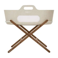 Snuz SnüzBaskit Moses Basket + Stand Set - Barley/Walnut