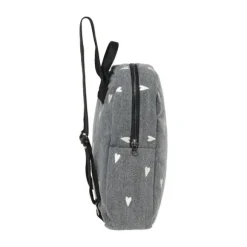 Studio Noos Mini Rugzak - Denim Grey Hearts