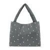 Studio Noos Mom Bag - Denim Grey Hearts