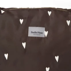 Studio Noos Puffy Luiertas - Brown Hearts