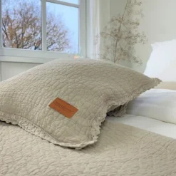 Town & Country Carolina Kussenhoes Beige / Sand 50 x 50 cm