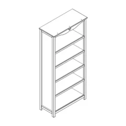 Vipack Amori Boekenkast Wit