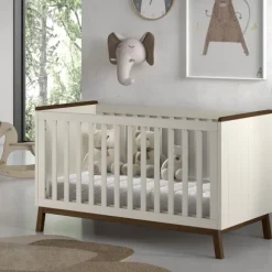 Vipack Babybed - Sezane - 70 x 140 cm - Clay Walnoot