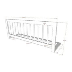 Vipack Bedbeveiliging - Jaxx Forrest - Wit